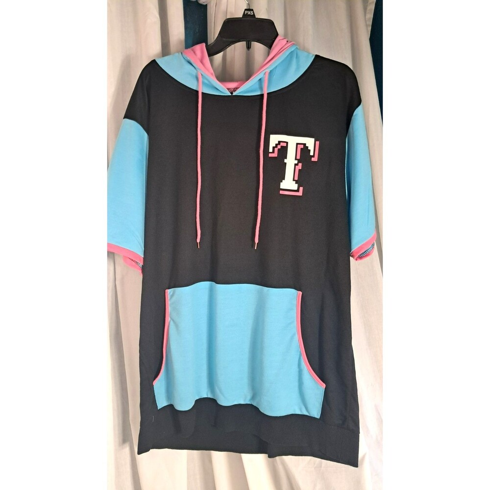 Texas Rangers 8-Bit Hoodie Retro Theme Night Marcus Semien 2 Adult 2XL